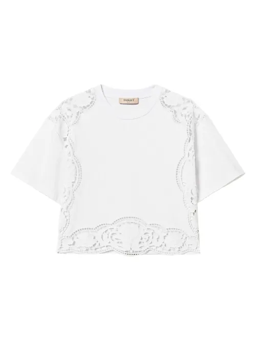 Blouse à broderie anglaise - TWINSET - Modalova