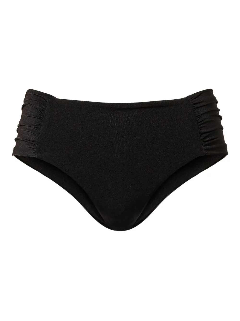 TWINSET ruched-side bikini briefs Zwart