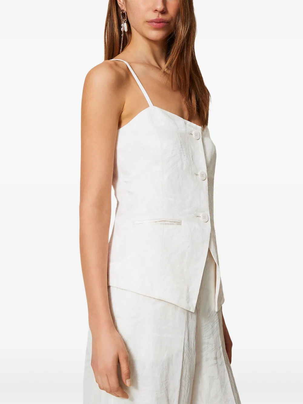 TWINSET Geweven top 00282_NEVE