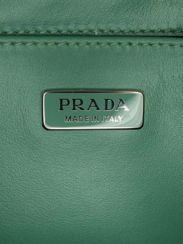Prada Pre-Owned 2013-2024 Spazzolato Cleo Shoulder Bag | Green 