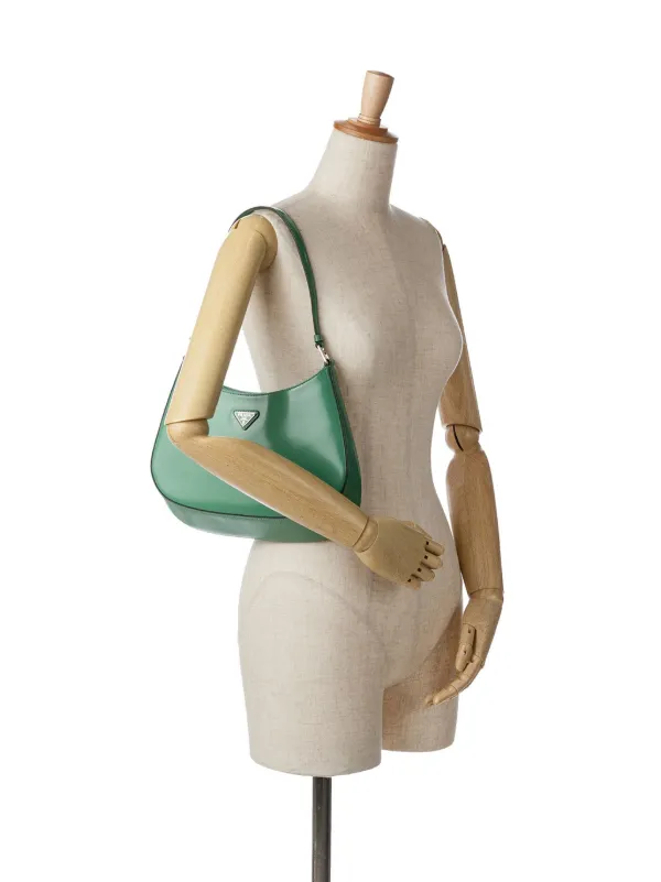 Prada Pre-Owned 2013-2024 Spazzolato Cleo Shoulder Bag Prada Pre-Owned 2013-2024 Spazzolato Cleo Shoulder Bag
