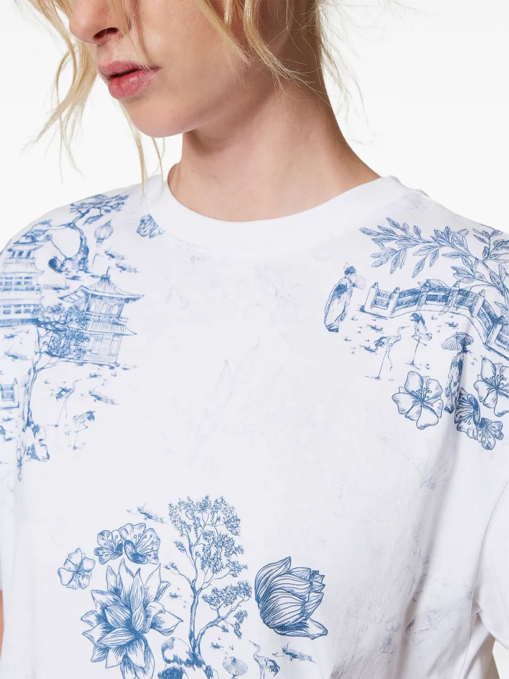 TWINSET x Myfo T-shirt met print Wit