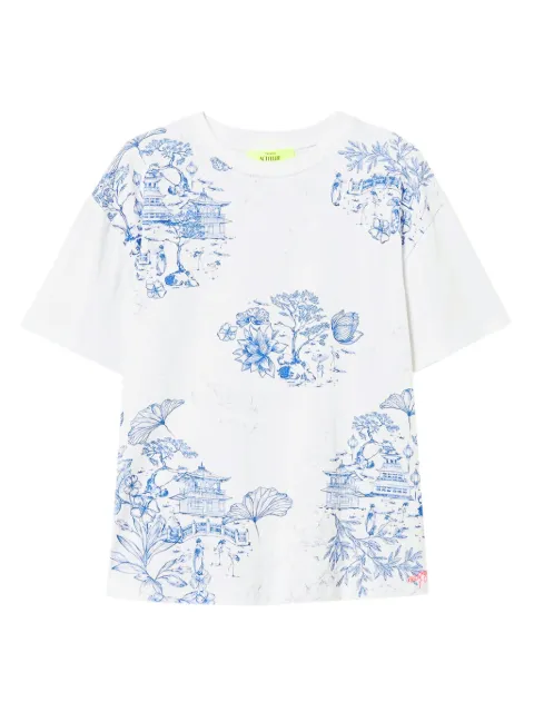TWINSET x Myfo illustration-print T-shirt