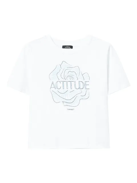TWINSET graphic floral print t-shirt