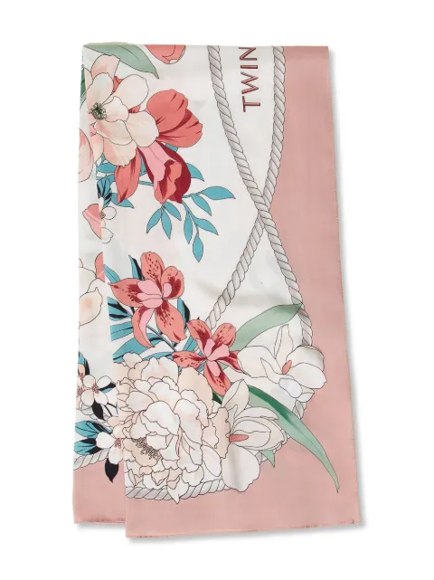 TWINSET floral-print scarf 