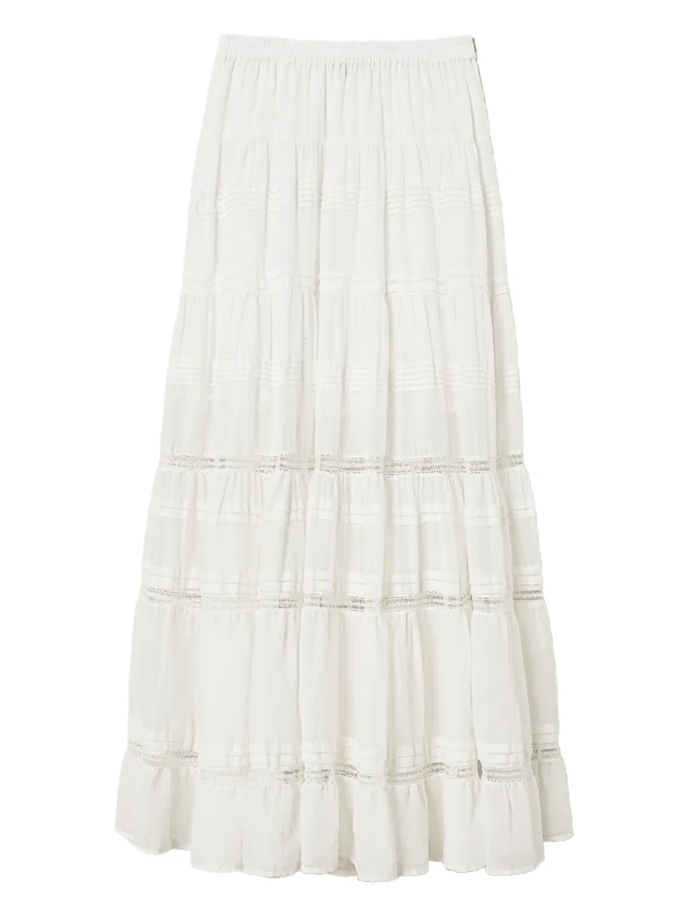 TWINSET falda larga a capas | blanco | Image 1