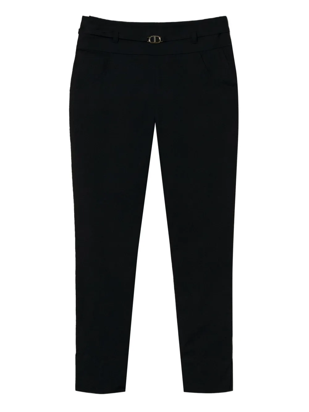 TWINSET pantalon de jogging en coton stretch | noir | Image 1
