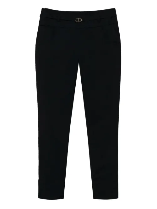 Pantalon de jogging en coton stretch - TWINSET - Modalova