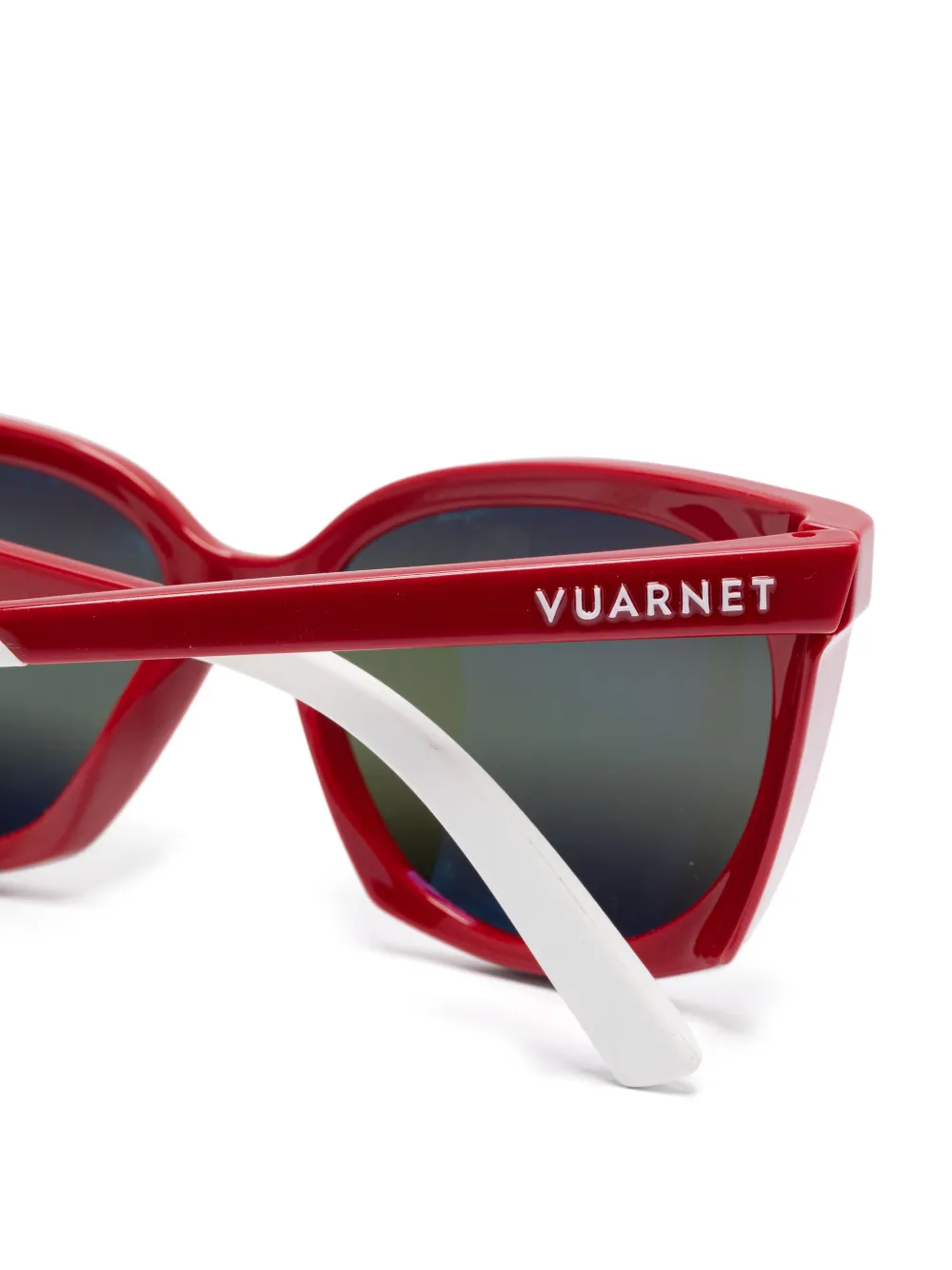 Vuarnet Zonnebril met vierkant montuur Rood