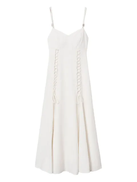 TWINSET linen-blend dress