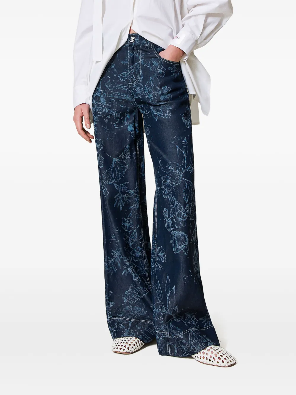 TWINSET WOVEN TROUSERS 