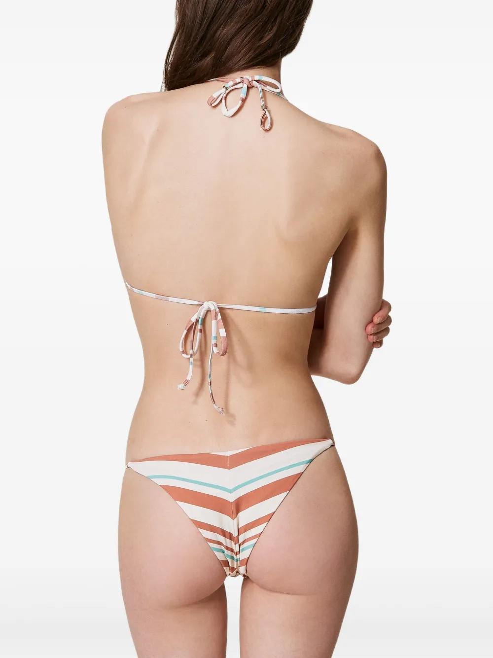 TWINSET Triangel bikini Oranje