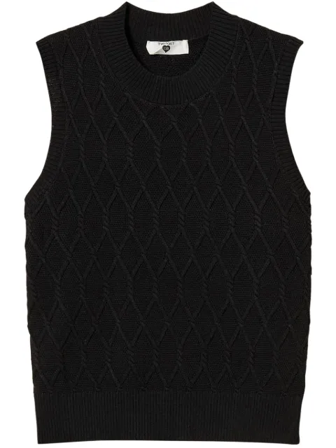 TWINSET camiseta con motivo de rombos