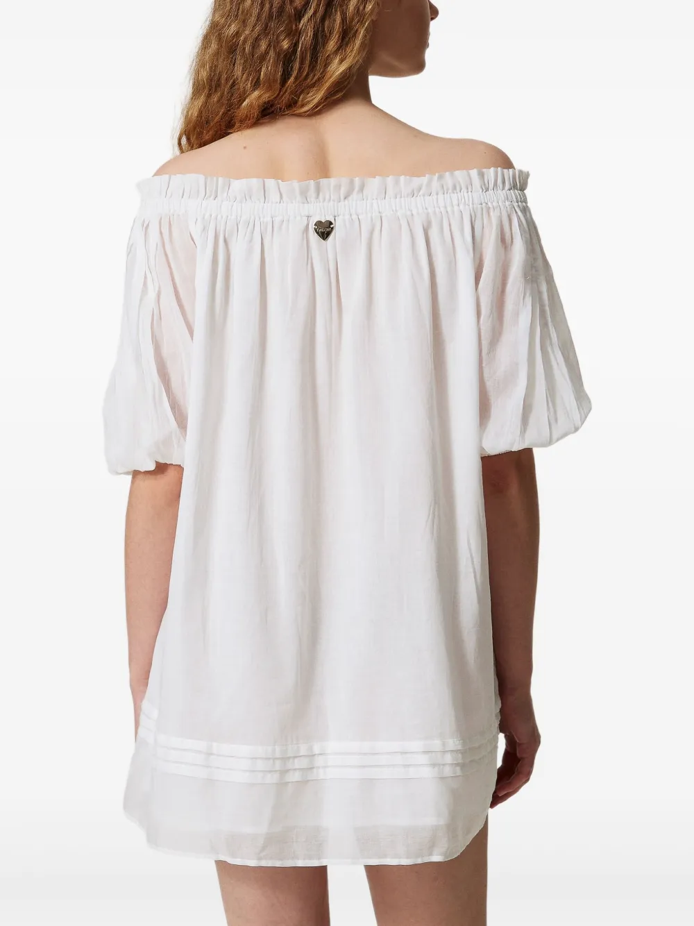 TWINSET Off-shoulder shirt Wit