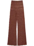 TWINSET knitted trousers - Brown