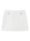 TWINSET linen-blend skirt - White