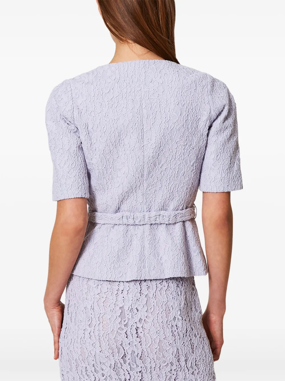 TWINSET Geweven jack 00703_FIORI DI LILLA'