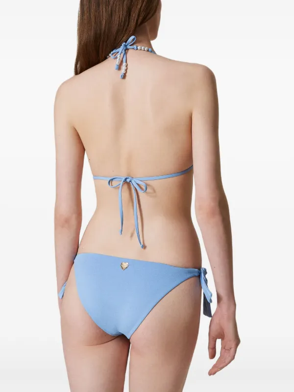 TWINSET トライアングル ビキニトップ | ブルー | FARFETCH JP