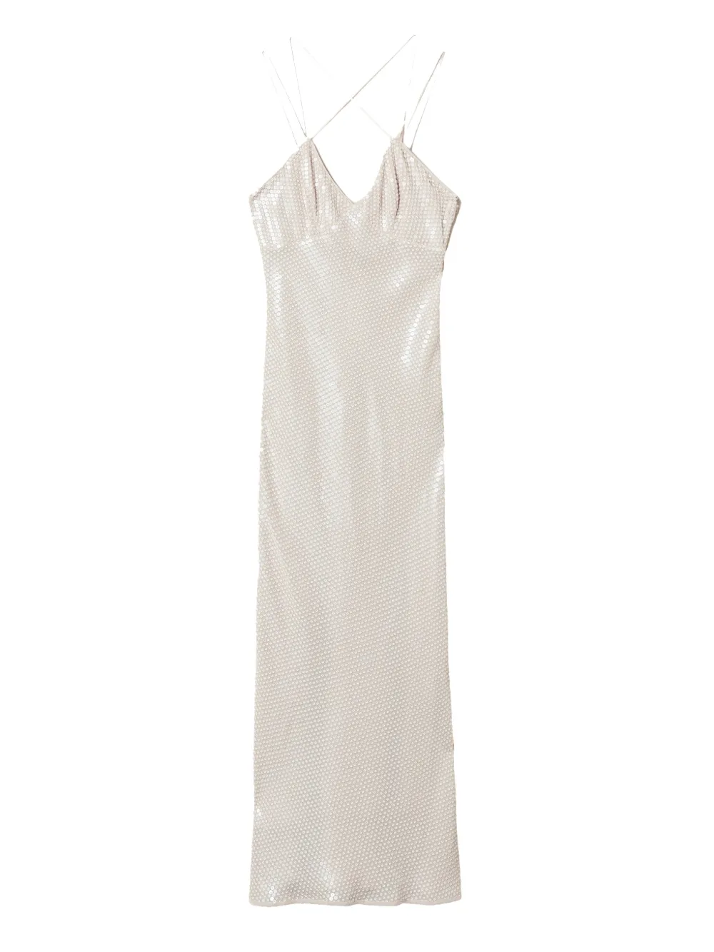 TWINSET Jurk met pailletten Wit