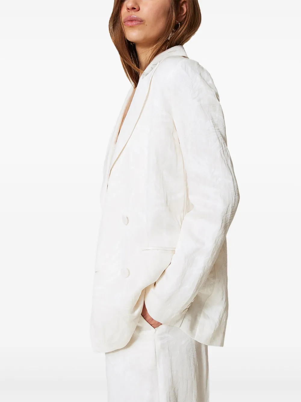 TWINSET WOVEN BLAZER 