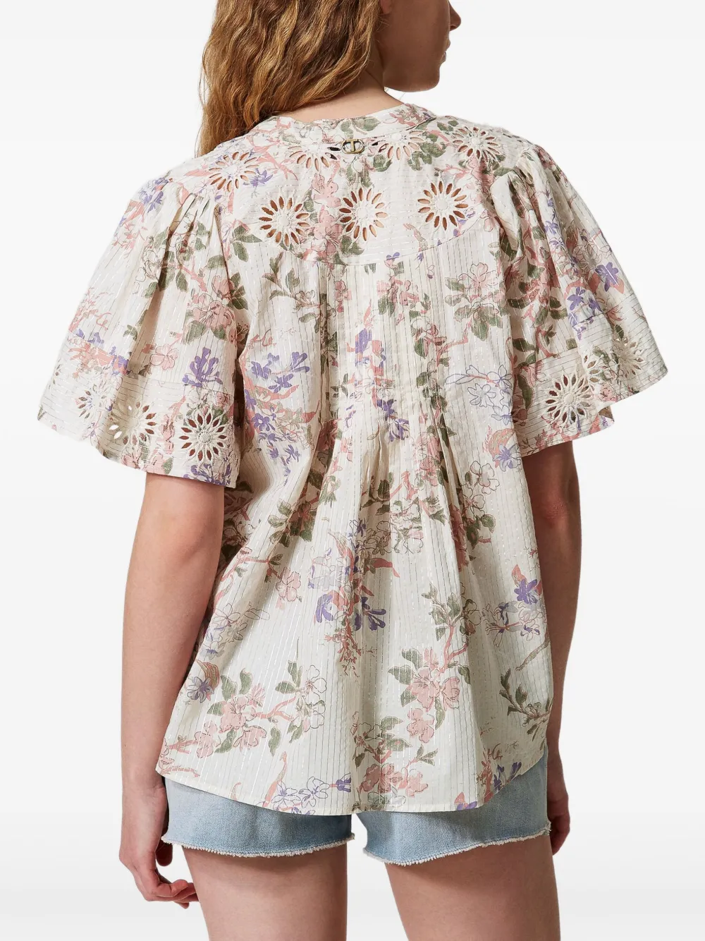 TWINSET Geweven blouse Beige