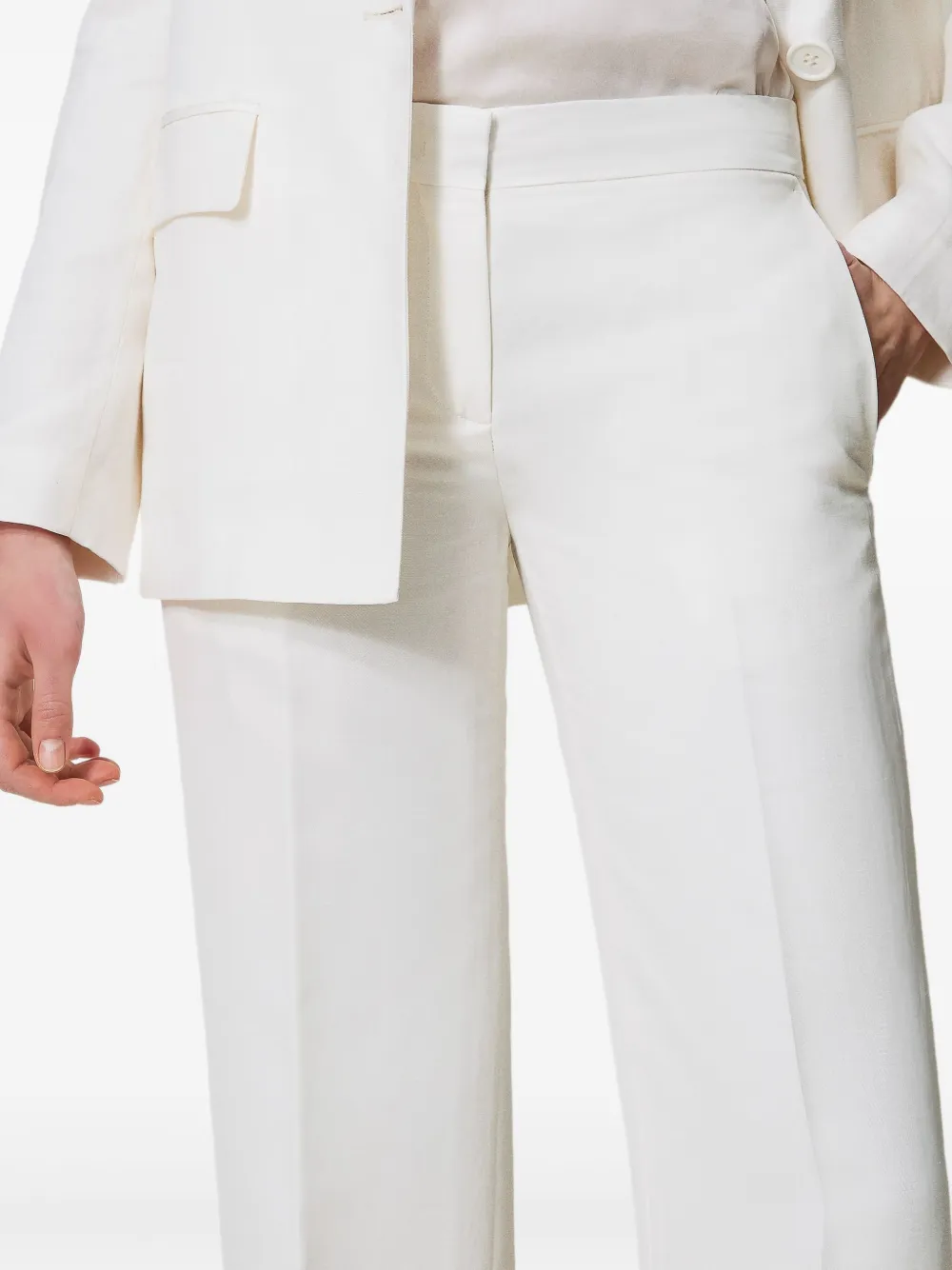 TWINSET Geweven broek Wit
