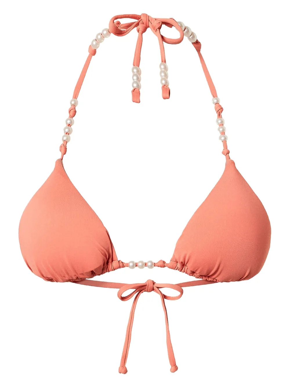 TWINSET beaded triangle bikini | Orange | Image 1