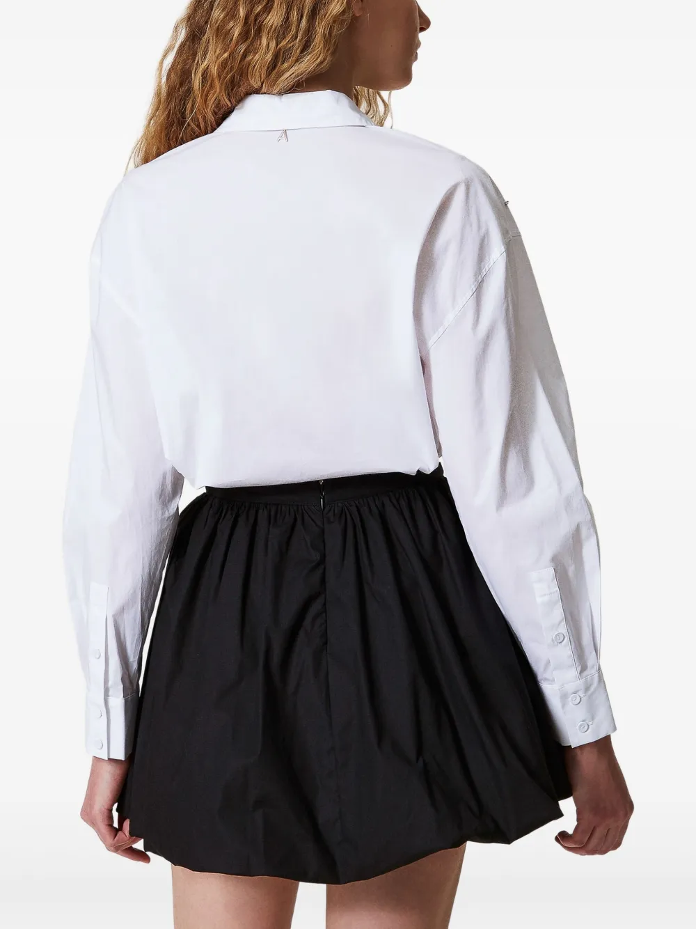TWINSET Rok met katoenblend Zwart