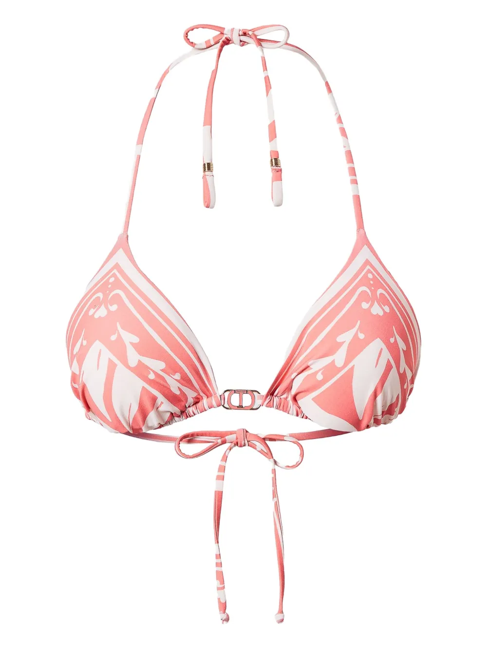 TWINSET Triangelvormige bikinitop Oranje