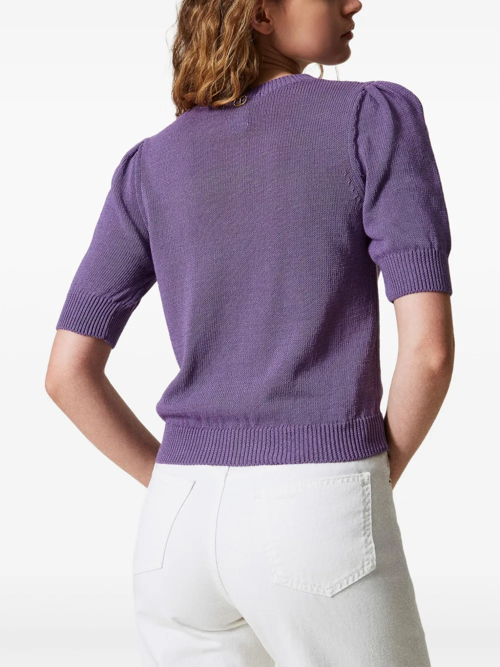 TWINSET Gebreid T-shirt Paars