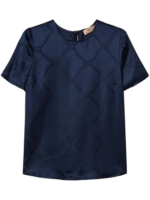 TWINSET Oval T-jacquard T-shirt