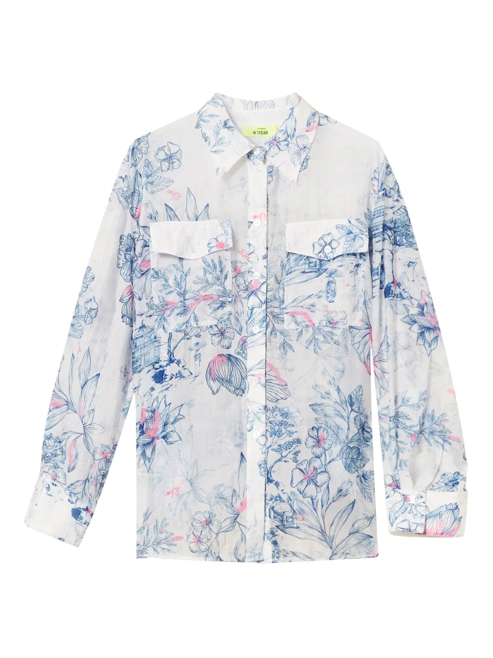 TWINSET camisa estampada | blanco | Image 1