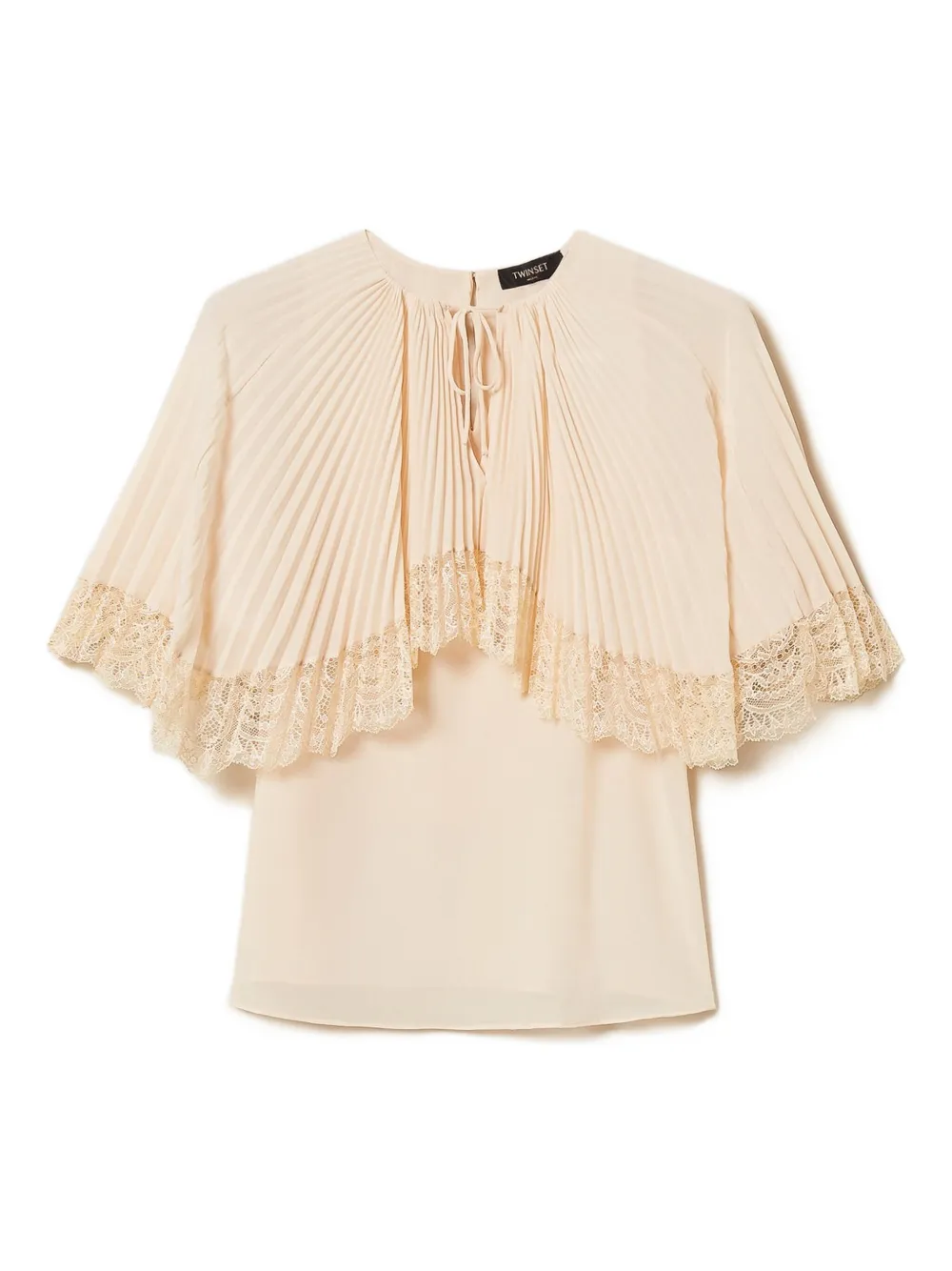 TWINSET Geplooide top Roze
