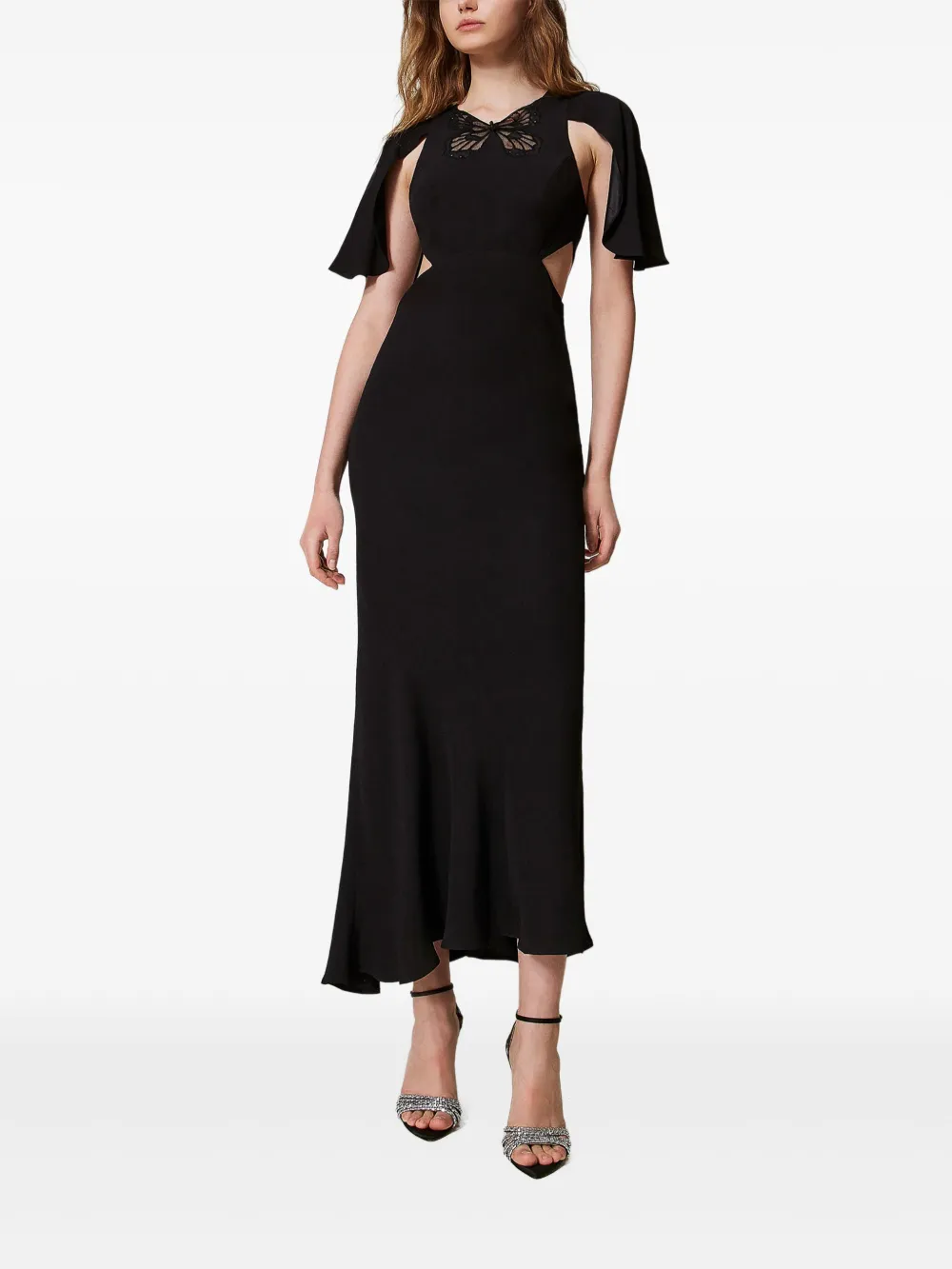 TWINSET Geweven jurk - Zwart