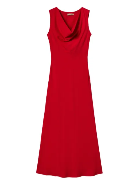 TWINSET vestido con cuello desbocado