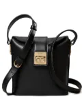 TWINSET flap-lock bucket bag - Black