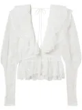 TWINSET woven blouse - 00282 WHITE SNOW
