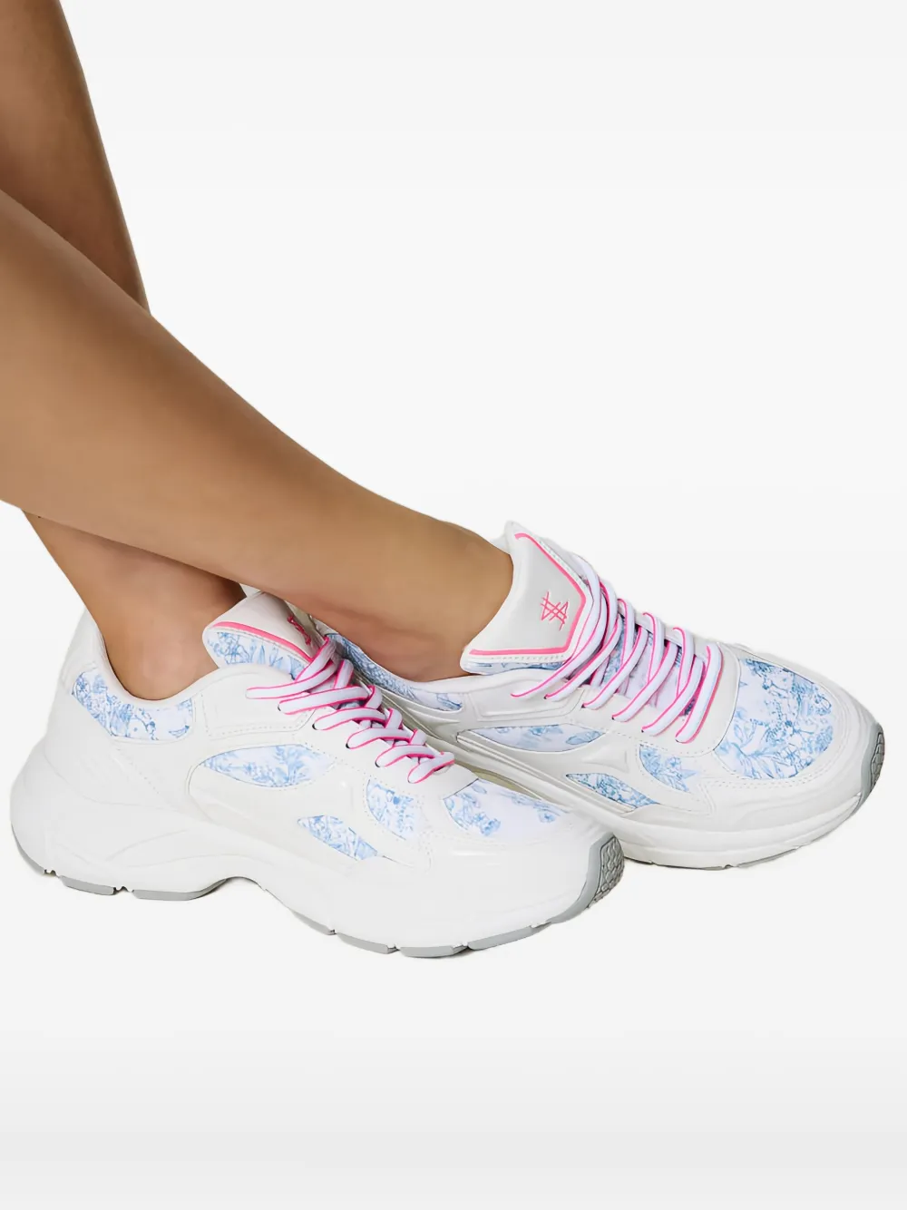 TWINSET Sneakers met toile-patroon Wit