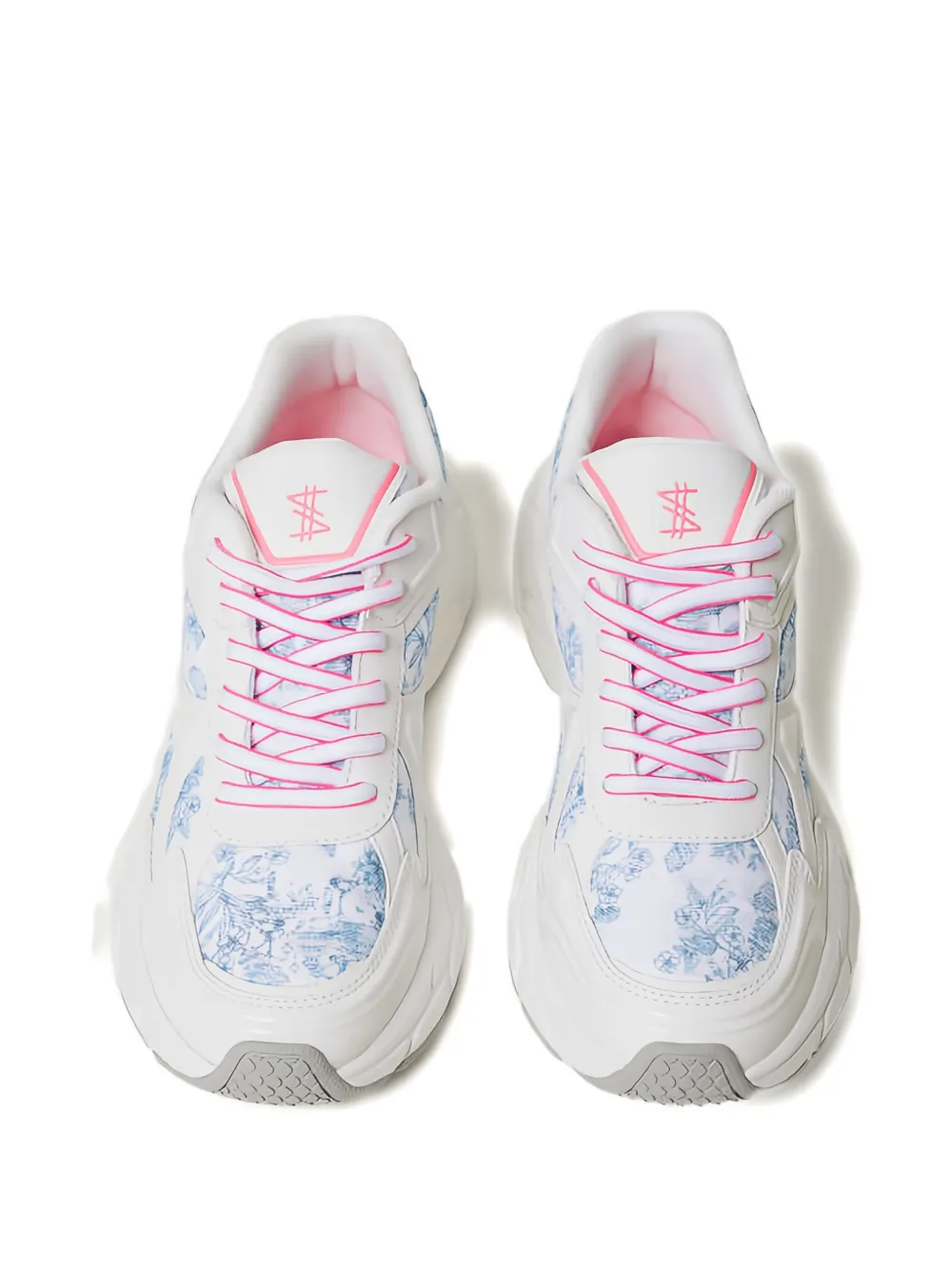 TWINSET Sneakers met toile-patroon Wit