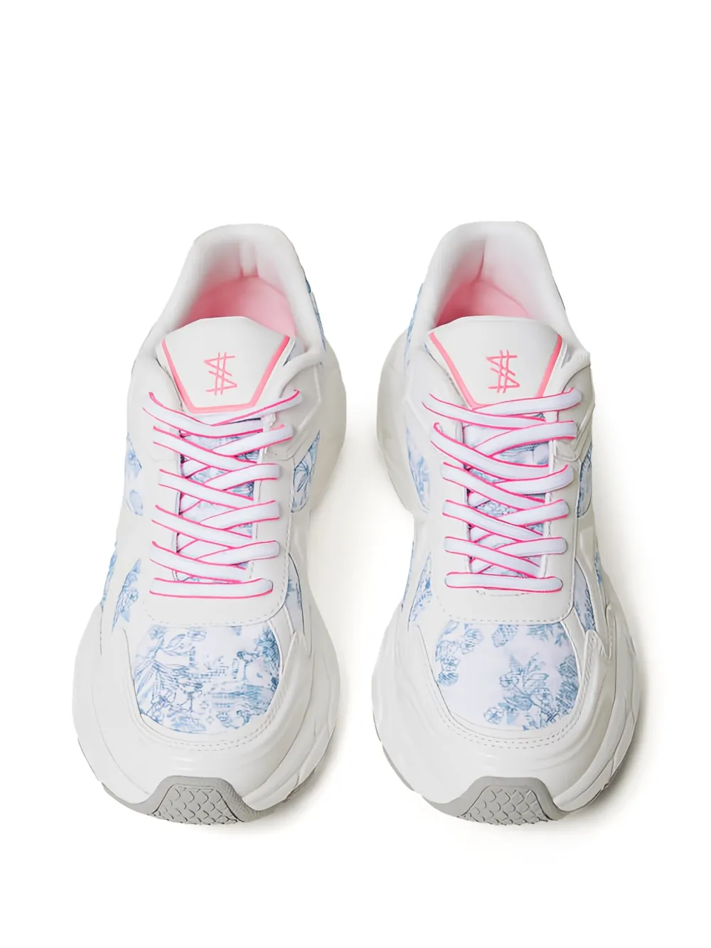 TWINSET Sneakers met toile-patroon - Wit