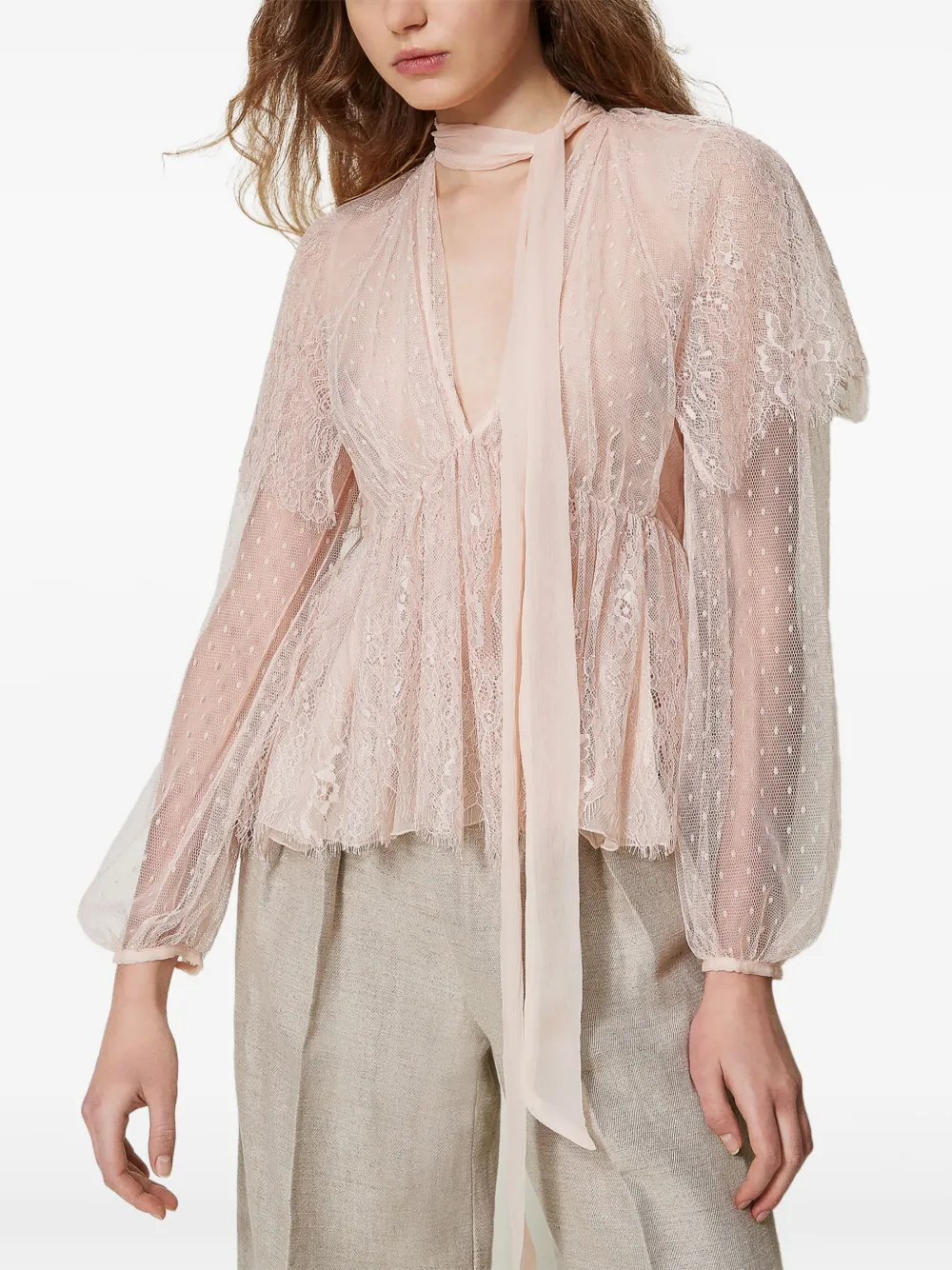 TWINSET Geweven blouse - Roze