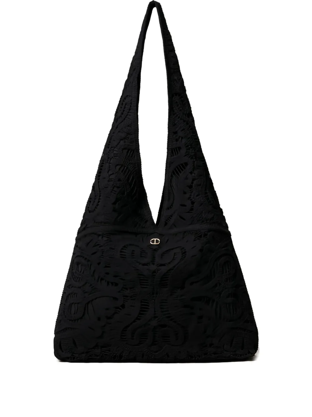TWINSET Ventotene crochet shoulder bag - Nero