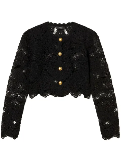 TWINSET crochet-knit jacket