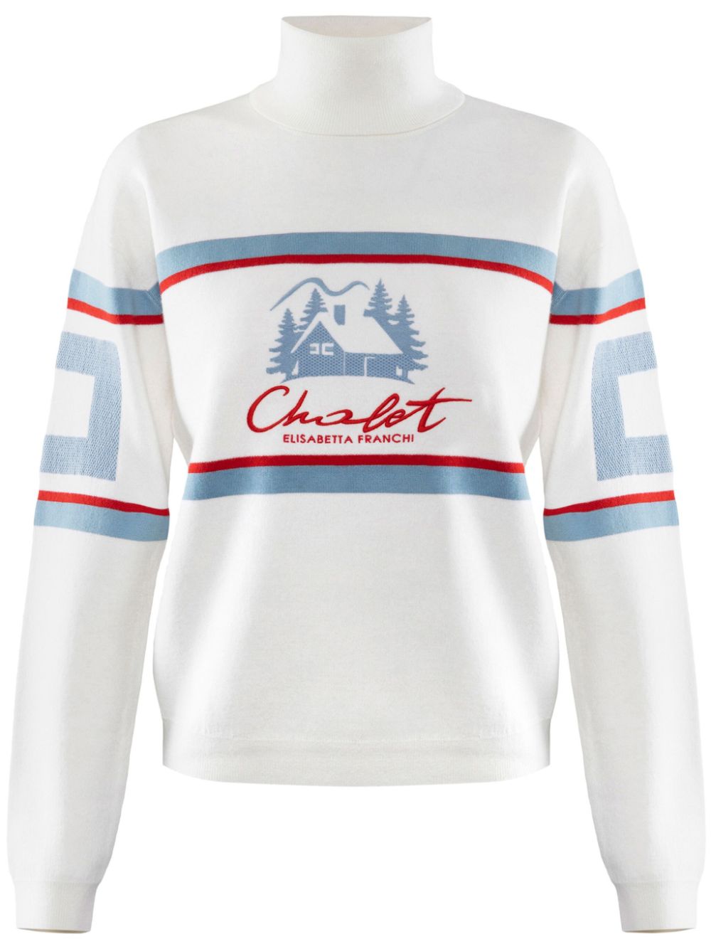 logo-embroidered ski top