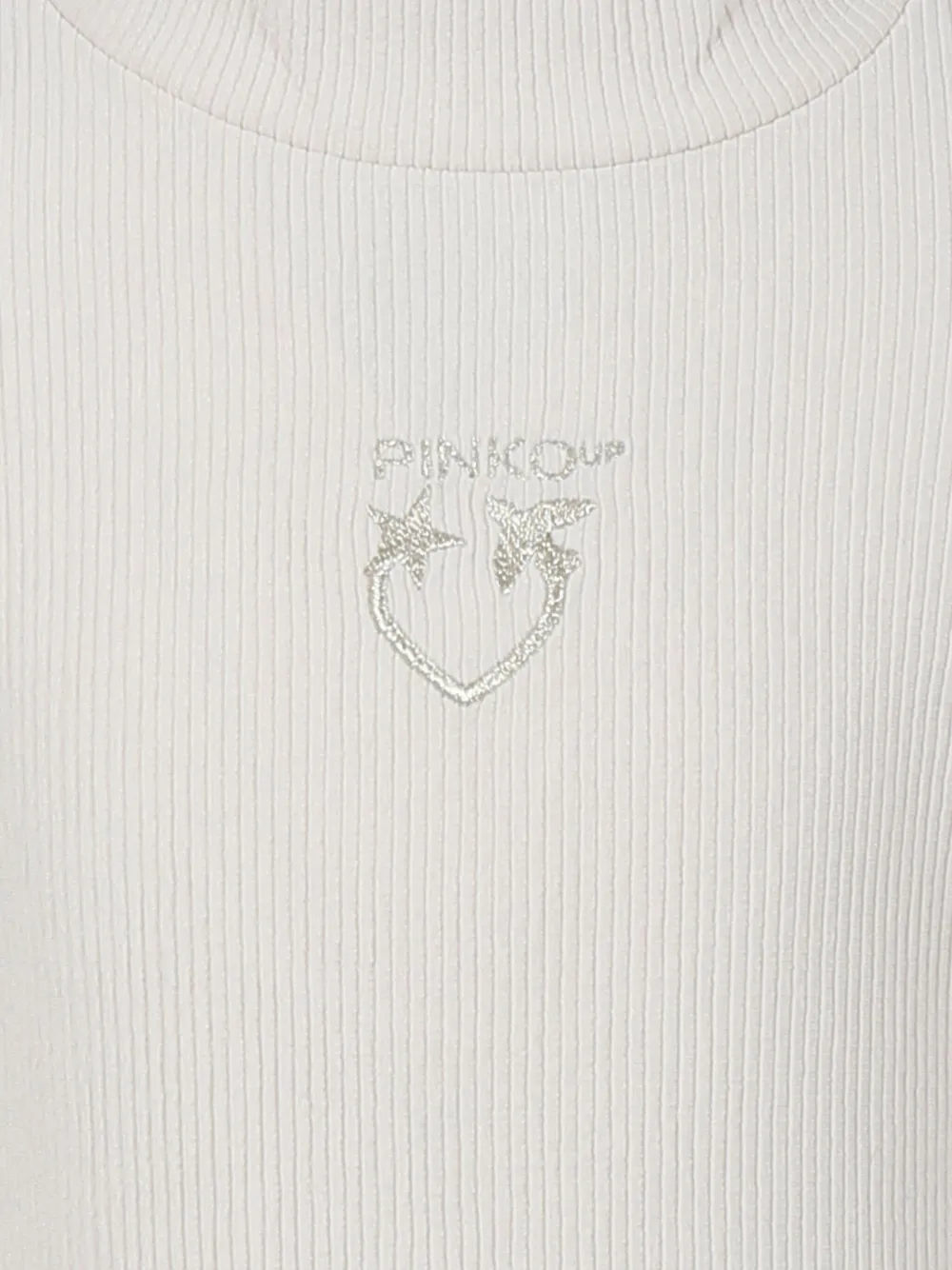 Pinko Kids jurk met geborduurde Love Birds Beige
