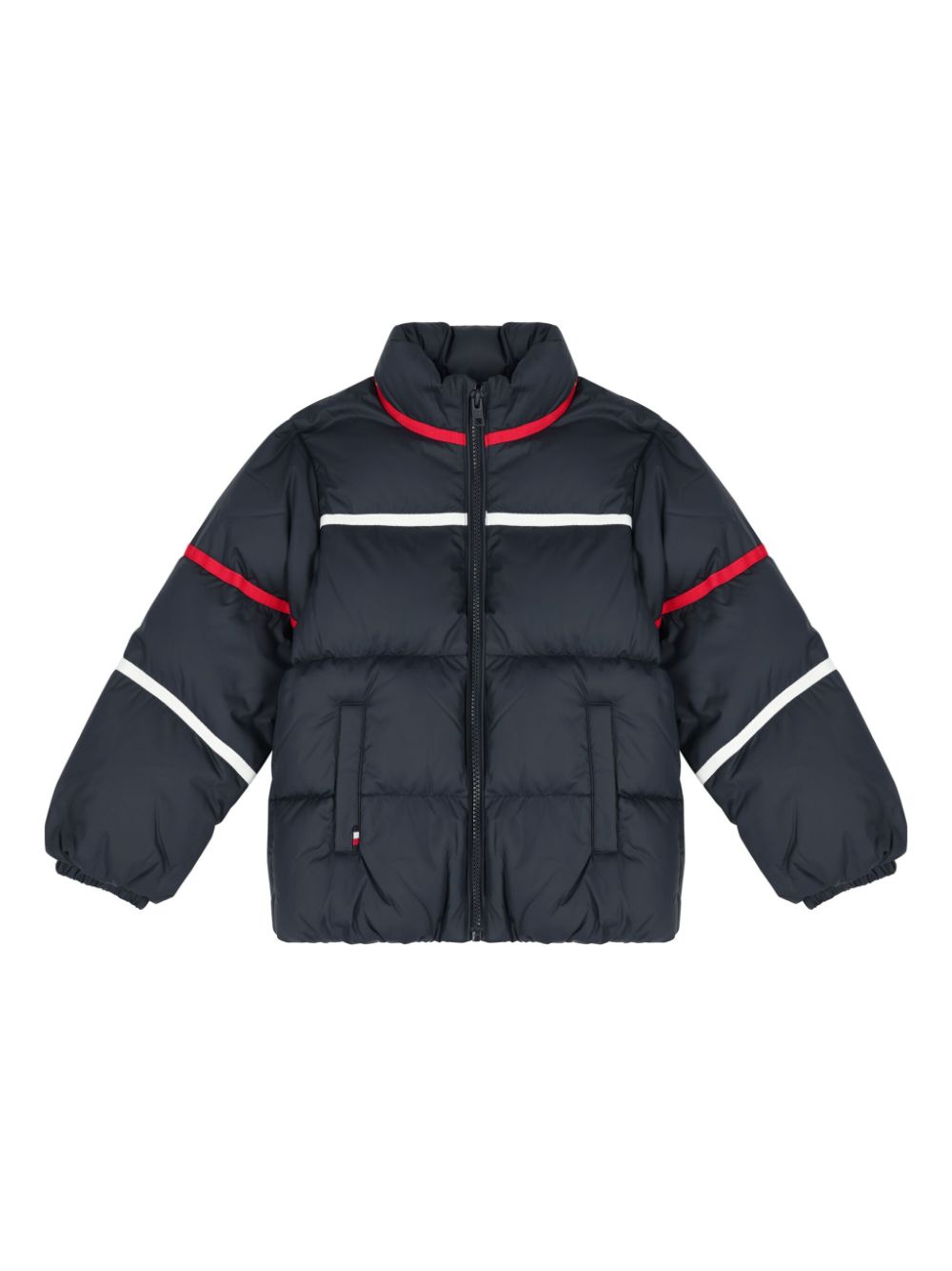 Tommy Hilfiger Junior stripe-detail padded jacket - Blue