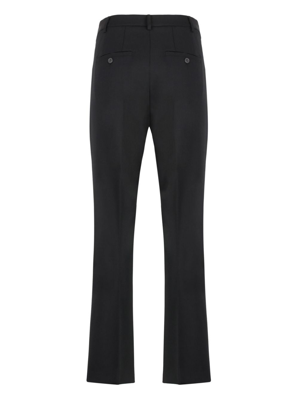 Weekend Max Mara Estasi straight-leg trousers - Zwart