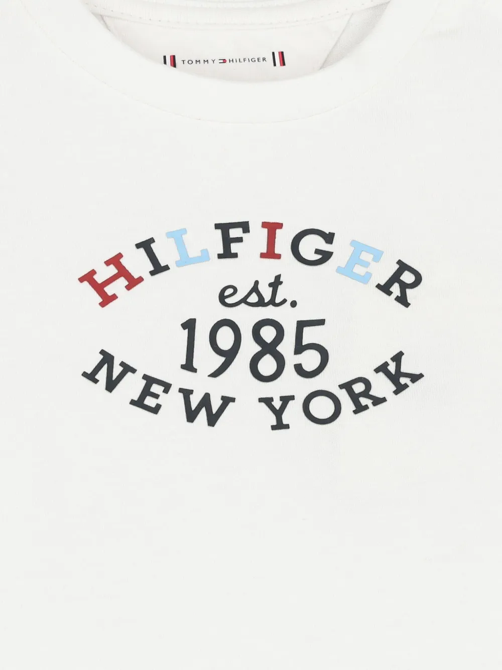 Shop Tommy Hilfiger Junior Younger Boys Logo Top In White