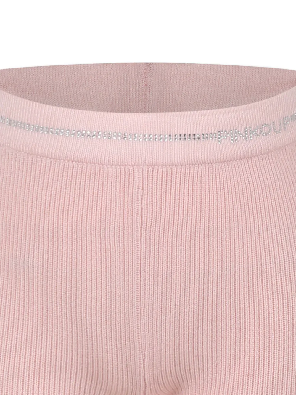 Pinko Kids Trainingsbroek met logo van stras Roze