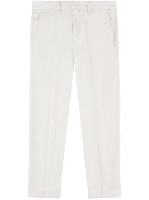 Fay pantalon chino Capri - Blanc - Fay - Modalova